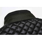 billiga Herrdunjackor och -parkas-Herr Vinterjacka Pufferjacka Quiltad jacka Vadderad Klassisk Stil Polyester Ficka Utomhus Datum Ledigt / vardag Normal Mode Ledigt Håller värmen Vindtät Vinter Färgblock Mörkgrå Blå Grön Pufferjacka