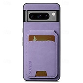 זול תיק טלפון אחר-טלפון מגן עבור Pixel 9 Pro Pixel 9 Pro XL Pixel 8 Pro Pixel 8 פיקסל 9 Pixel 7 Pixel 7 Pro Pixel 6 Pixel 6 Pro מארז כרטיס ארנק עם מעמד חריץ לכרטיס עמיד בזעזועים רטרו TPU PC עור PU