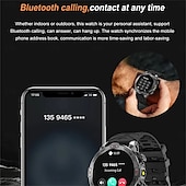cheap Smartwatch-KC86 Smart Watch 1.43 AMOLED Screen 1ATM Waterproof Compass Altitude Barometer LED Flashlight Sports Watch