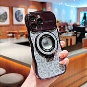 Недорогие Чехлы для iPhone-телефон Кейс для Назначение iPhone 16 15 14 Pro Max Plus iPhone 13 12 11 Pro Max Mini Кейс на заднюю панель со стендом Магнитный Поддержка беспроводной зарядки Ретро Покрытие