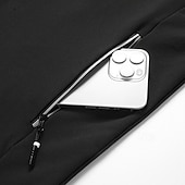 abordables Softshell, polares y chaquetas de montaña-Hombre Chaqueta Softshell Chaqueta para senderismo Al aire libre Resistente al Viento Resistente al Agua Chaqueta cortavientos Viaje Gris oscuro Negro
