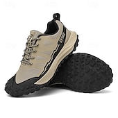 baratos Ténis para Homem-tênis de corrida de trilha bege masculino - tênis esportivos leves com sola antiderrapante para caminhadas e aventuras ao ar livre