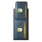 ieftine Carcasă Samsung-telefon Maska Pentru S24 Ultra Plus S23 Ultra Plus S22 Plus Ultra S25 Ultra Capac Spate rezista Loc pentru card Anti Șoc Retro TPU PC PU piele