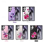baratos Capa Samsung-telefone Capinha Para S24 Ultra S24 Plus S23 Ultra S23 Plus Capa traseira Com Suporte com cordão com pulseira Retro TPU Couro PU