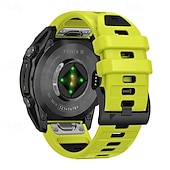 halpa Garmin kellonauhat-Kellon ranneke varten Garmin Fenix 8 47mm 51mm 7X 6 6X Pro Epix Pro Instinct 2X Approach S70 S62 S60 Forerunner 955 945 Epix Marq Descent Quatix 22mm 26mm Silikoni Korvaus Hihna Quick Fit Säädettävä