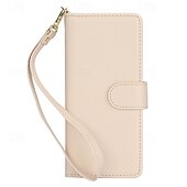 economico Cover Samsung-telefono Custodia Per Piegatura a Z 7 Z Fold 6 Z Fold 5 Z Fold 4 Z Fold 3 Copertura Posteriore con Supporto Con Cinturino da Polso Slot per Carte Retrò TPU Pelle PU