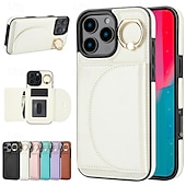tanie Etui do iPhone&#039;ów-telefon Kılıf Na iPhone&#039;a 16 Pro Max Plusa iPhone&#039;a 15 Pro MaxPlus iPhone 14 13 12 11 Pro Max Plus iPhone 14 Pro Max iPhone 13 12 11 Pro Max Osłona tylna Uchwyt pierścieniowy Gniazdo karty Odporny na