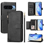 levne Ostatní pouzdra-telefon Carcasă Pro Google Pixel 9 Pro Pixel 9 Pro XL Pixel 8 Pro Pixel 8 Pixel 9 Pixel 7 Pixel 7 Pro Pixel 6 Pixel 6 Pro Pouzdro na peněženku se stojánkem Zip Ochrana celého těla Retro TPU PU kůže