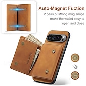 levne Ostatní pouzdra-telefon Carcasă Pro Pixel 9 Pro Pixel 9 Pro XL Pixel 8 Pro Pixel 8 Pixel 9 Pixel 7 Pixel 7 Pro Pixel 6 Pixel 6 Pro Pixel Fold Zadní kryt se stojánkem Oddělitelný Magnetické Retro TPU PU kůže