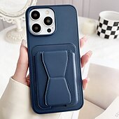 cheap iPhone Cases-Phone Case For iPhone 16 Pro Max Plus iPhone 15 Pro Max Plus iPhone 14 13 12 11 Pro Max Plus iPhone 14 Pro Max iPhone 13 12 11 Pro Max Back Cover with Stand Holder Card Slot Shockproof Retro TPU PU