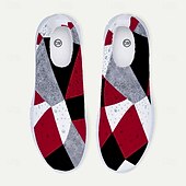 halpa Naisten lenkkarit-naisten abstrakti taideprintti slip-on lenkkarit - hengittävät flyknit vapaa-ajan kengät jokapäiväiseen käyttöön ja mukavuuteen