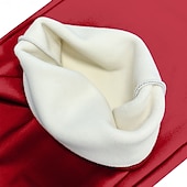 billiga Julscen outfit-Jul Herr Ensfärgat Träningsbyxor i fleece Dragsko Elastisk midja Ledigt Utomhus Hem Festkvällskläder Ficka Thermal Vinter 3D-tryck Rubinrött