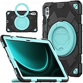 זול כיסוי טאבלט Samsung-לוּחַ כיסויים מכסים ל עבור Samsung Galaxy Tab S9 Plus 12.4&quot; נייד ידית רצועת כתף תבנית גאומטרית PC סיליקון