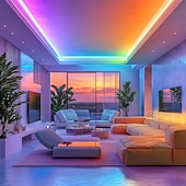 abordables Lampes néon led-Ruban lumineux LED néon Flexible DC 12V Imperméable IP67 SMD 2835 Tube Rope Blanc Bleu Rouge Vert Décoration Pour Vacances Intérieur Extérieur