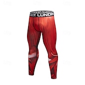 cheap Running Pants &amp; Tights-Men&#039;s Running Tights Leggings Compression Tights Leggings Patchwork Base Layer Outdoor Sports &amp; Outdoor Athletic Fall Quick Dry Soft Compression Sweat wicking Power Flex Marathon Running Workout