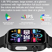 cheap Smartwatch-ET570 Smart Watch ECG Bluetooth Call AI Voice SOS Non-invasive Blood Glucose Health Monitor 1.96inch Sport Smartwatch