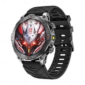 cheap Smartwatch-KC86 Smart Watch 1.43 AMOLED Screen 1ATM Waterproof Compass Altitude Barometer LED Flashlight Sports Watch