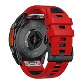 halpa Garmin kellonauhat-Kellon ranneke varten Garmin Fenix 8 47mm 51mm 7X 6 6X Pro Epix Pro Instinct 2X Approach S70 S62 S60 Forerunner 955 945 Epix Marq Descent Quatix 22mm 26mm Silikoni Korvaus Hihna Quick Fit Säädettävä