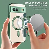 お買い得  その他のスマホケース-電話 ケース 用途 ピクセル9プロ ピクセル9プロXL ピクセル9 バックカバー 磁石バックル ワイヤレス充電をサポート カード挿入口 レトロ風 TPU PUレザー