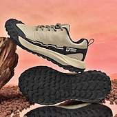 baratos Ténis para Homem-tênis de corrida de trilha bege masculino - tênis esportivos leves com sola antiderrapante para caminhadas e aventuras ao ar livre