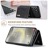 abordables Coques Samsung-téléphone Coque Pour S24 Ultra Plus S24 FE S21 S20 Ultra Plus FE A55 5G A54 A34 A14 A73 A53 A33 A23 A13 A72 A52 A32 A22 A12 A21s A51 S25 Ultra Coque Arriere Avec Support Magnétique Fente pour carte