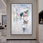 cheap Abstract Paintings-Mintura Handmade Abstract Texture Oil Paintings On Canvas Wall Art Decoration Modern Picture For Home Decor Rolled Frameless Unstretched Painting