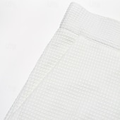 abordables Perder-Hombre pantalones de traje Pantalones Pantalones de traje Pantalones de gofres Bolsillo delantero Pierna recta Plano Comodidad Suave Longitud total Boda Exterior Negocio Moda Moderno Negro Blanco
