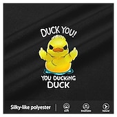 お買い得  メンズおもしろTシャツ-男性用面白いグラフィックTシャツ「君を怒らせる！君というアヒル」ダジャレワードプレイ半袖