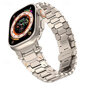 olcso Apple óraszíjak-Solo Loop Kompatibilis valamivel Apple Watch óraszíj 42mm 44mm 45mm 49mm Fém kapocs Állítható Rozsdamentes acél Csere óraszíj mert iwatch Ultra 2 Series 9 8 7 SE 6 5 4 3 2 1