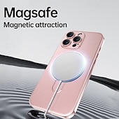 ieftine Carcase iPhone-telefon Maska Pentru iPhone 16 Pro Max Plus iPhone 15 Pro Max Plus iPhone 14 13 12 Pro Max Plus iPhone 14 Pro Max iPhone 13 12 Pro Max Capac Spate rezista Magnetic Acceptă încărcarea fără fir Retro