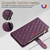 abordables Otras carcasas-teléfono Funda Para Píxel 9 Pro Pixel 9 Pro XL Pixel 8 Pro Pixel 8 Píxel 9 Pixel 7 Pixel 7 Pro Pixel 6 Pixel 6 Pro Funda Trasera con Soporte Cremallera con cordón Retro TPU Cuero de PU