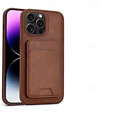 お買い得  iPhone用ケース-電話 ケース 用途 iPhone 16 Pro Max プラス iPhone 15 プロマックスプラス iPhone15 iPhone 14 Pro Max iPhone 13 12 Pro Max iPhone 12 Pro Max iPhone 11 Pro Max バックカバー スタンド付き 磁石バックル ワイヤレス充電をサポート レトロ風 TPU PUレザー