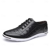 baratos Ténis para Homem-tênis masculino casual acolchoado - azul marinho, design com cadarço, confortável e leve, perfeito para uso diário