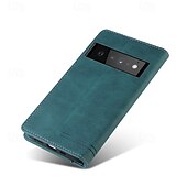 abordables Coques autres téléphones-téléphone Coque Pour Pixel 9 Pro Pixel 9 Pro XL Pixel 8 Pro Pixel 8 Pixel 9 Pixel 7 Pixel 7 Pro Pixel 6 Pixel 6 Pro Coque Arriere Avec Support Fente pour carte Antichoc Rétro TPU faux cuir