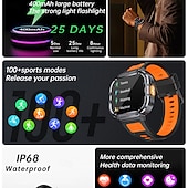abordables Pulseras inteligentes-696 NX23 Reloj inteligente 2 pulgada Pulsera inteligente Bluetooth Podómetro Recordatorio de Llamadas Seguimiento del Sueño Compatible con Android iOS Mujer Hombre Llamadas con Manos Libres