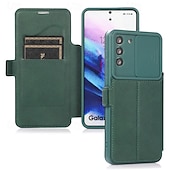 cheap Samsung Cases-Phone Case For S21 A72 A71 A51 A31 S20 Plus S20 Ultra S20 A32 A52 Flip Cover with Stand Holder Card Slot Shockproof Retro TPU PU Leather