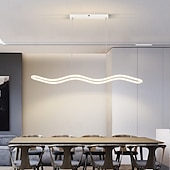 economico Luci a sospensione-100 cm Design Singolo Lampada a sospensione Metallo Gel di Silice Moderno Stile Nordico 110-120V 220-240V