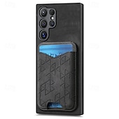 お買い得  サムスン用ケース-電話 ケース 用途 S24 S24 Ultra Plus S24 FE S23 S22 S21 S20 Ultra Plus FE A55 A35 A25 A15 5G A54 A34 A14 A73 A53 A33 A23 A13 A72 A52 A32 A22 A12 S25ウルトラ バックカバー スタンド付き カード挿入口 耐衝撃 レトロ風 TPU PC PUレザー