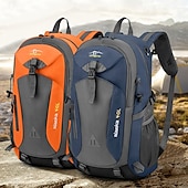 abordables Mochila de senderismo-40 L Mochilas de Senderismo Mochila Cremallera Multi bolsillo - Resistente a la lluvia Diseño Anatómico Listo para vestir Duradero Al aire libre Senderismo Cámping Militar Nailon Negro Verde Ejército