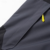 abordables Softshell, polares y chaquetas de montaña-Hombre La chaqueta con capucha Chaqueta Softshell Chaqueta para senderismo Al aire libre Bloque de color Resistente al Viento Resistente al Agua Chaqueta cortavientos Viaje Negro Azul Beige Gris