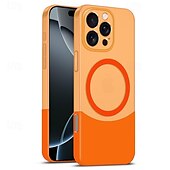 お買い得  iPhone用ケース-電話 ケース 用途 iPhone 16 Pro Max プラス iPhone 15 プロマックスプラス iPhone 14 13 12 11 Pro Max Plus iPhone 14 Pro Max iPhone 13 12 11 Pro Max バックカバー 磁石バックル ワイヤレス充電をサポート 耐衝撃 レトロ風 PC