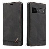 abordables Coques autres téléphones-téléphone Coque Pour Pixel 9 Pro Pixel 9 Pro XL Pixel 8 Pro Pixel 8 Pixel 9 Pixel 7 Pixel 7 Pro Pixel 6 Pixel 6 Pro Coque Arriere Avec Support Fente pour carte Antichoc Rétro TPU faux cuir