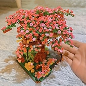 abordables Juguetes de construcción-Bloques de Construcción Flor 2008 pcs Serie de flores compatible ABS + PC Legoing Creativo Juguetes de descompresión Interacción padre-hijo para niño Juguet Regalo