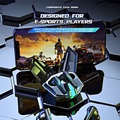 Недорогие Игровые гарнитуры-новая yw14 с низкой задержкой и шумоподавлением, беспроводная bluetooth-гарнитура дальнего действия, игровая игровая частная модель