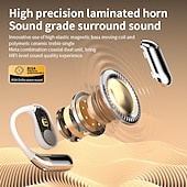 cheap TWS True Wireless Headphones-Smart Touch Screen Open Bluetooth Headset OWS Non-In-Ear Sports Headset