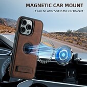 abordables Carcasas iPhone-teléfono Funda Para iPhone 16 Pro Max Plus iPhone 15 Pro Max Plus iPhone 14 13 12 Pro Max Plus iPhone 14 Pro Max iPhone 13 12 Pro Max Funda Trasera con Soporte Magnética Soporte de carga inalámbrica