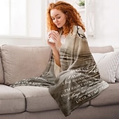 levne Personalizované textilie-Pamětní plaid objetí z nebe dokud se opět nestřetneme - personalizovaný foto plaid