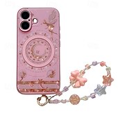 abordables Carcasas iPhone-teléfono Funda Para iPhone 16 Pro Max Plus iPhone 15 Pro Max Plus iPhone 14 13 12 11 Pro Max Plus iPhone 14 Pro Max iPhone 13 12 11 Pro Max Funda Trasera Magnética Soporte de carga inalámbrica con