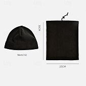 baratos Toucas para o exterior-pescoço polainas Máscara Facial Homens Capa de máscara de ciclismo Tubo para o pescoço Balaclava Térmico / Quente para Esqui Pesca Campismo / Escursão / Espeleologismo Côr Sólida Poliéster Inverno