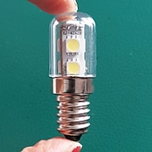 رخيصةأون أضواء الذرة LED-مصابيح ذرة LED بقوة 1 وات، 80 لومن E17 T7 LED، SMD 5050 أبيض دافئ &amp;متوفر باللون الأبيض للاستخدام المنزلي 1/5/10 عبوات